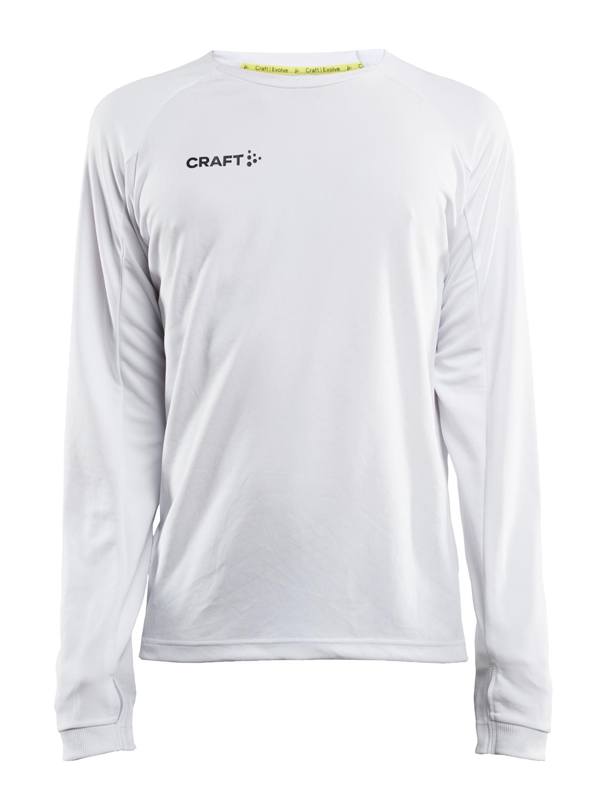 CRAFT Evolve Crew Neck, Biela