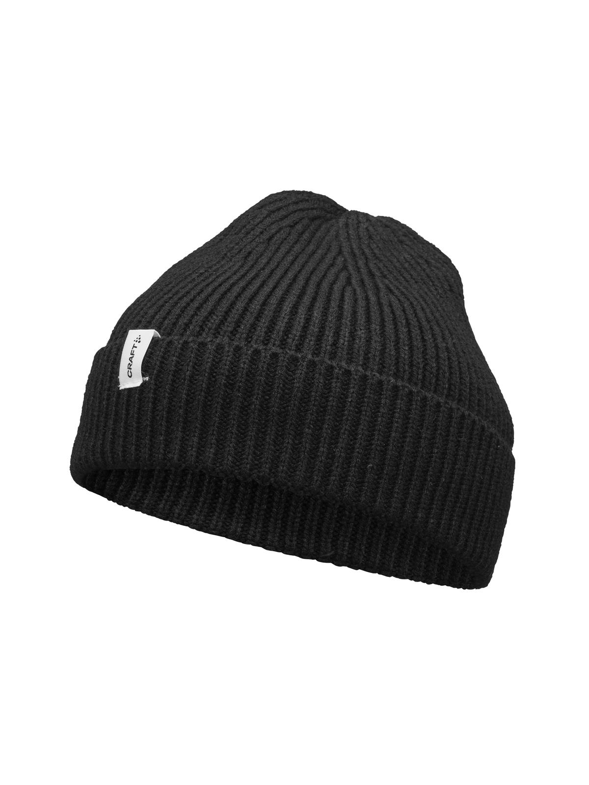 CRAFT Urban Rib Beanie, Čierna