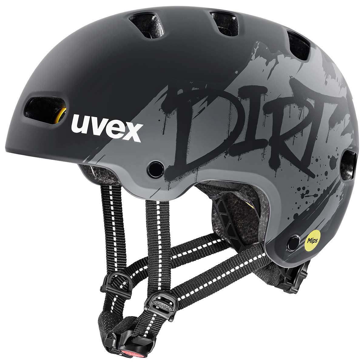 UVEX Kid 4 Style Mips Dirt Black Matt (s4148240100)