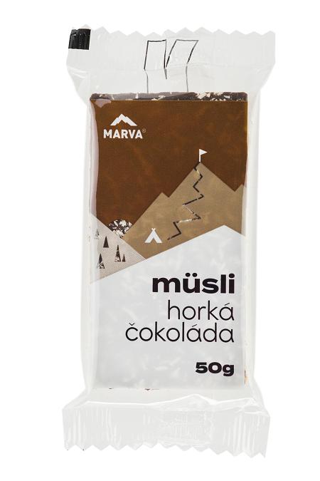 MARVA Musli tyčinka s horkou čokoládou MUSLI HORKÁ ČOKOLÁDA 50g