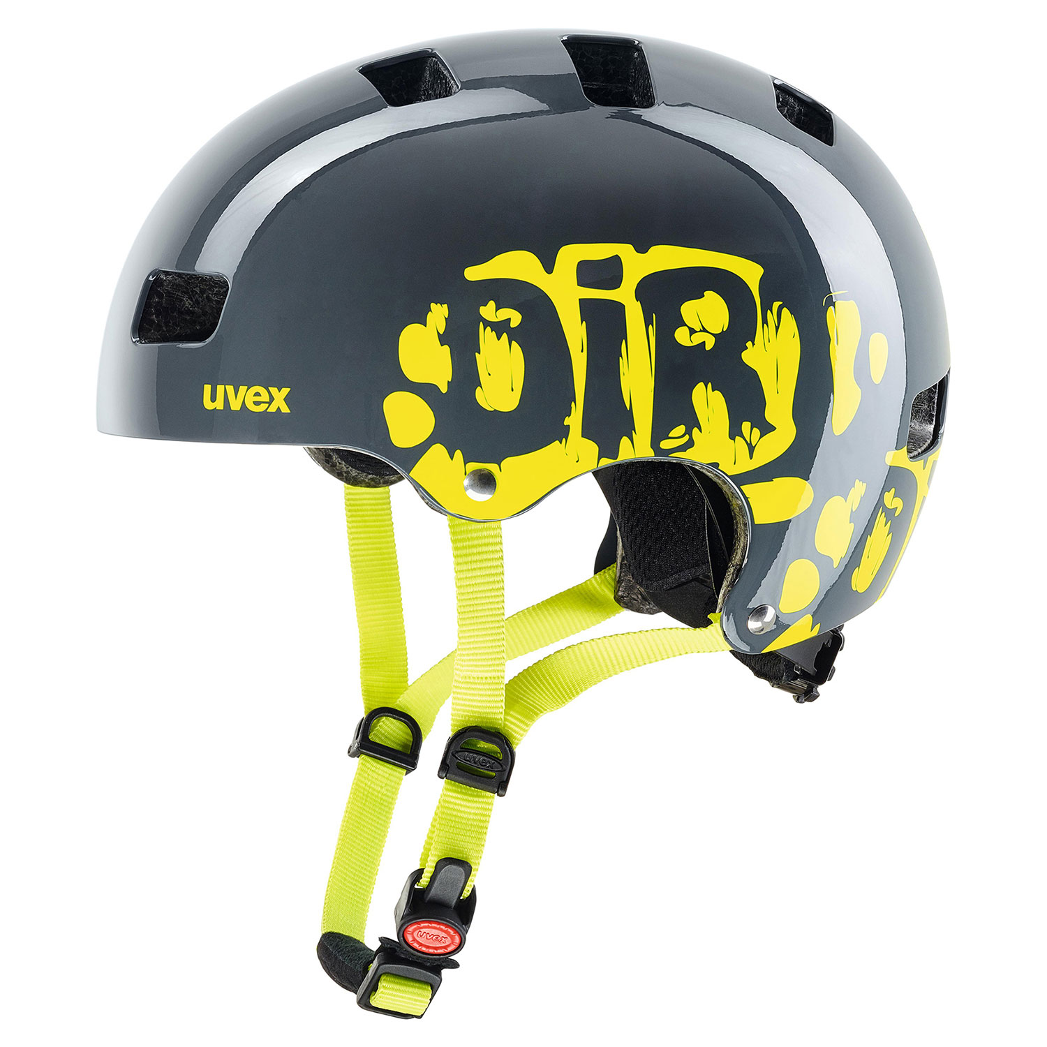 UVEX Kid 3 Dirtbike Grey-lime (s4148191100)