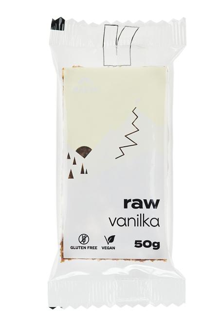 MARVA Surová tyčinka s mandľami a vanilkou RAW VANILKA 50g